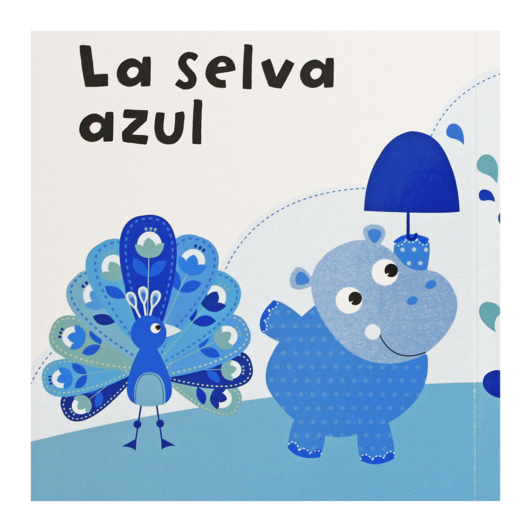 Selva de Colores, libro con pestañas, Animales
