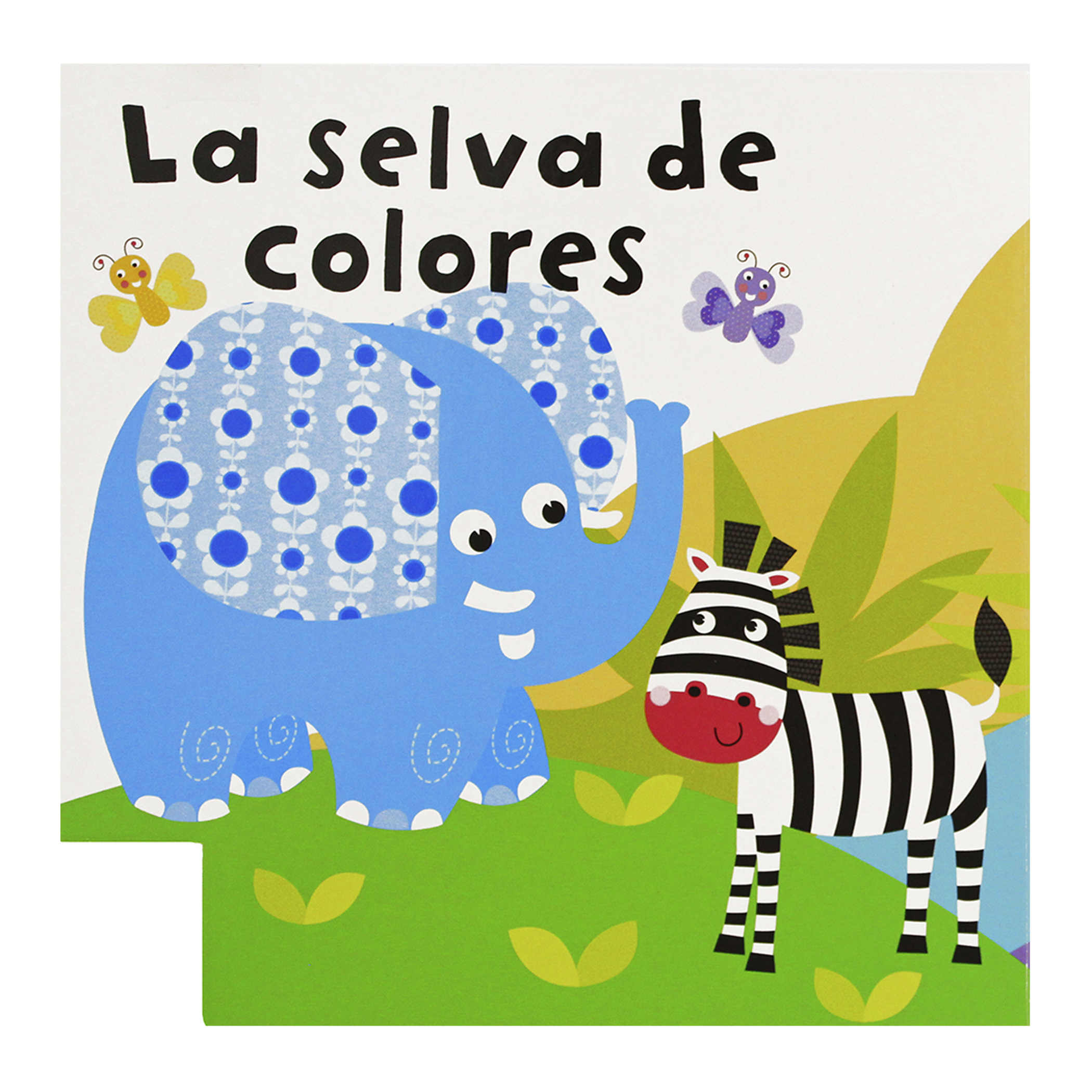 Selva de Colores, libro con pestañas, Animales