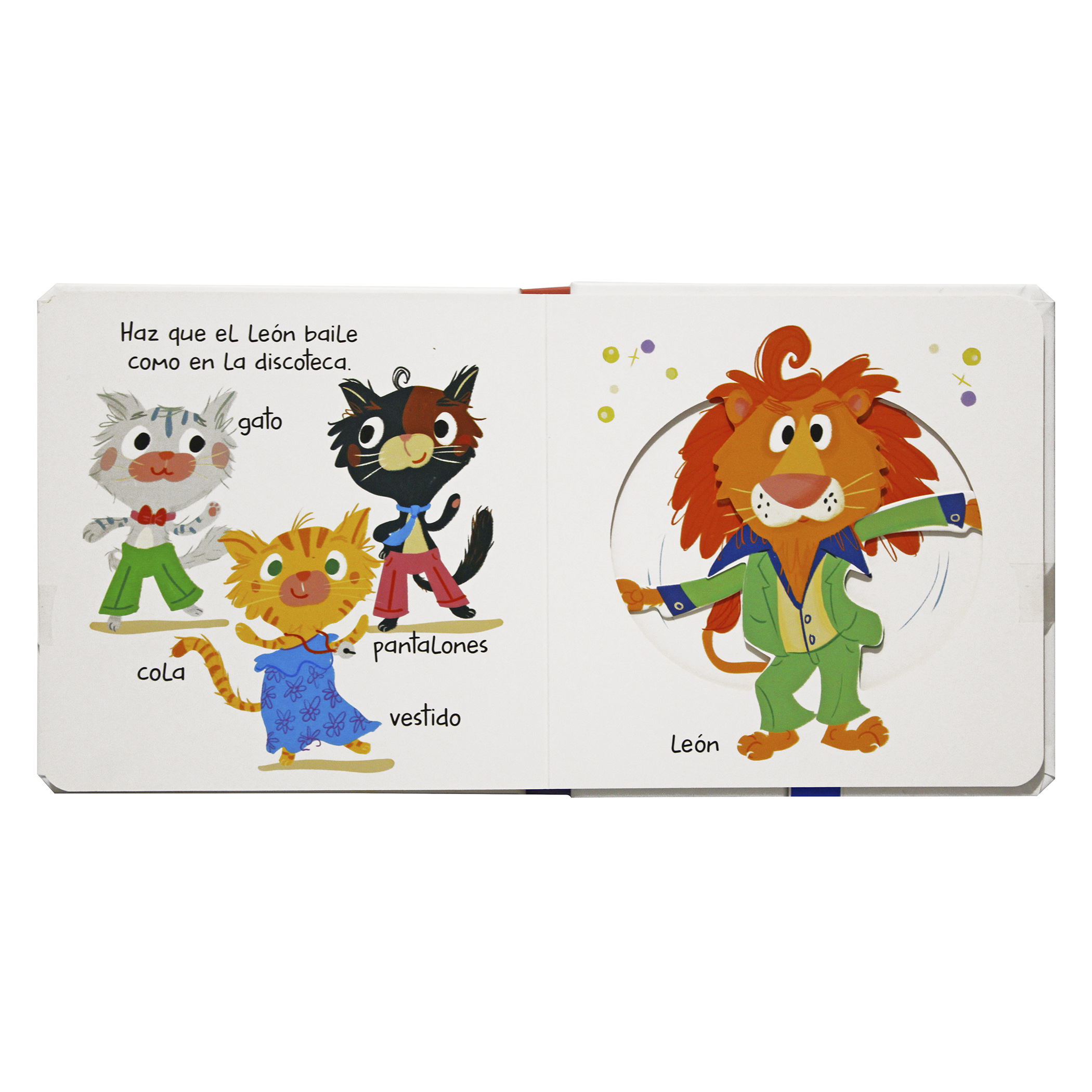 ¡De Fiesta! Libro con pestañas, Desliza y Mira. Infantiles Didácticos