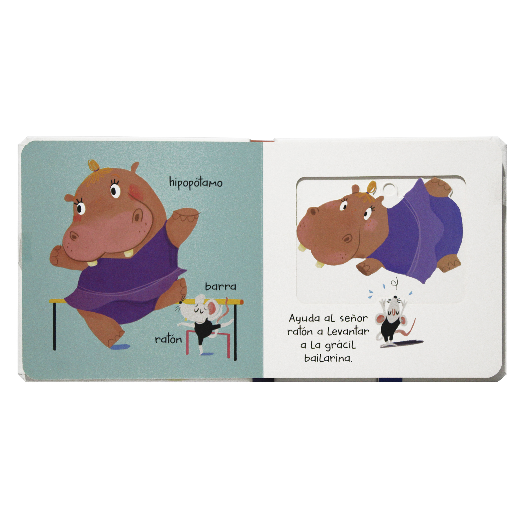 ¡De Fiesta! Libro con pestañas, Desliza y Mira. Infantiles Didácticos