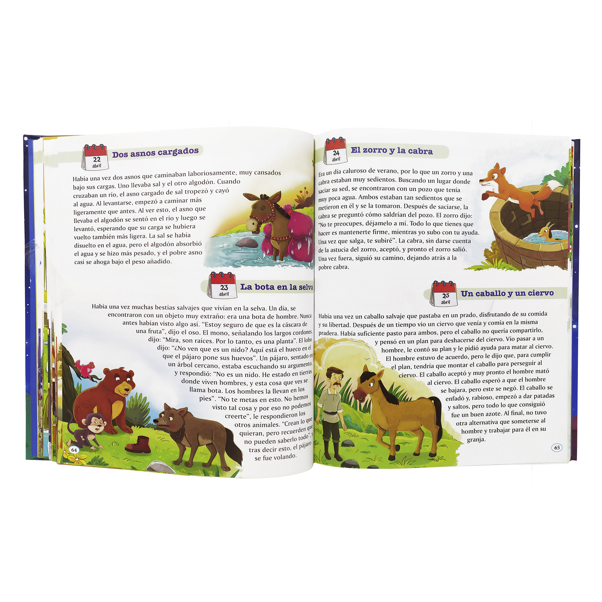 365 Cuentos para Dormir, ilustrado a color, pasta dura