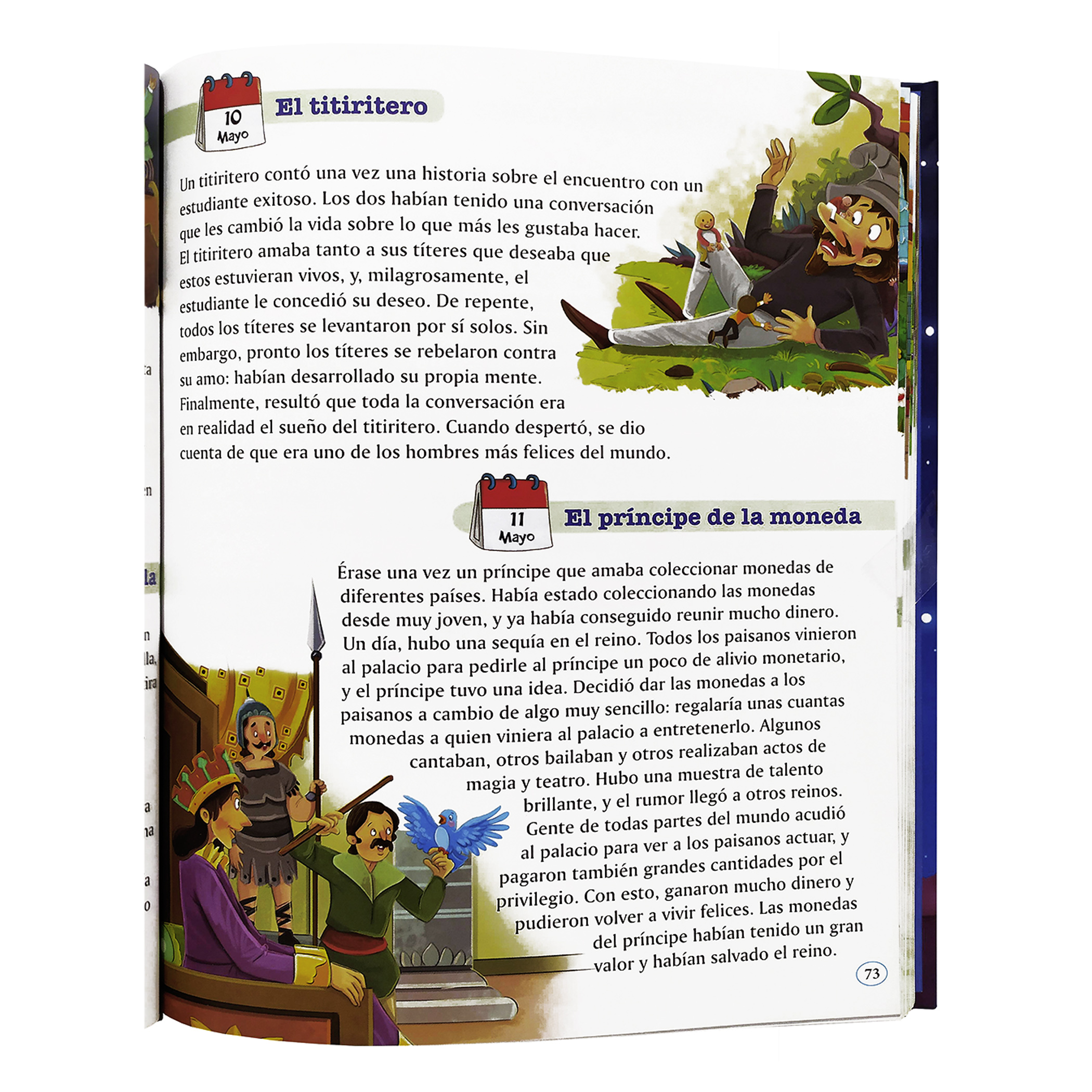 365 Cuentos para Dormir, ilustrado a color, pasta dura