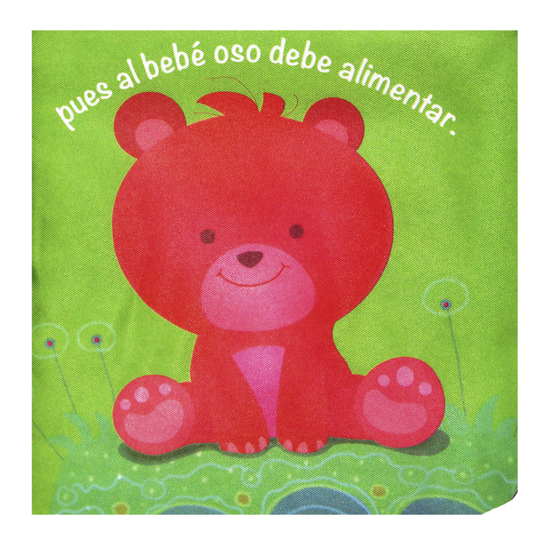 4 Libros de Tela: Animales Bebé, Granja, Selva y Dinosaurios 