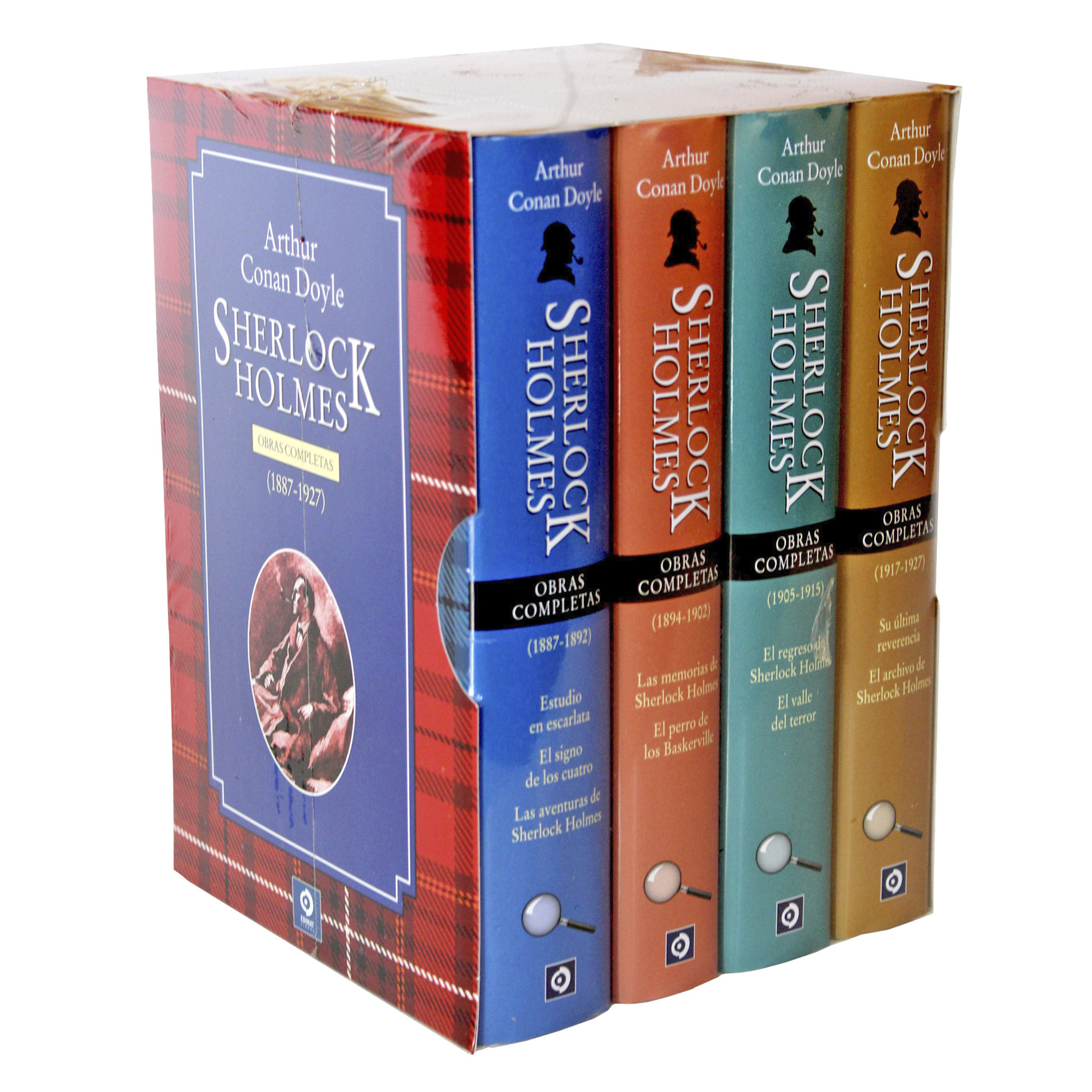 Sherlock Holmes, Arthur Conan Doyle, Obras Completas, 4 Libros