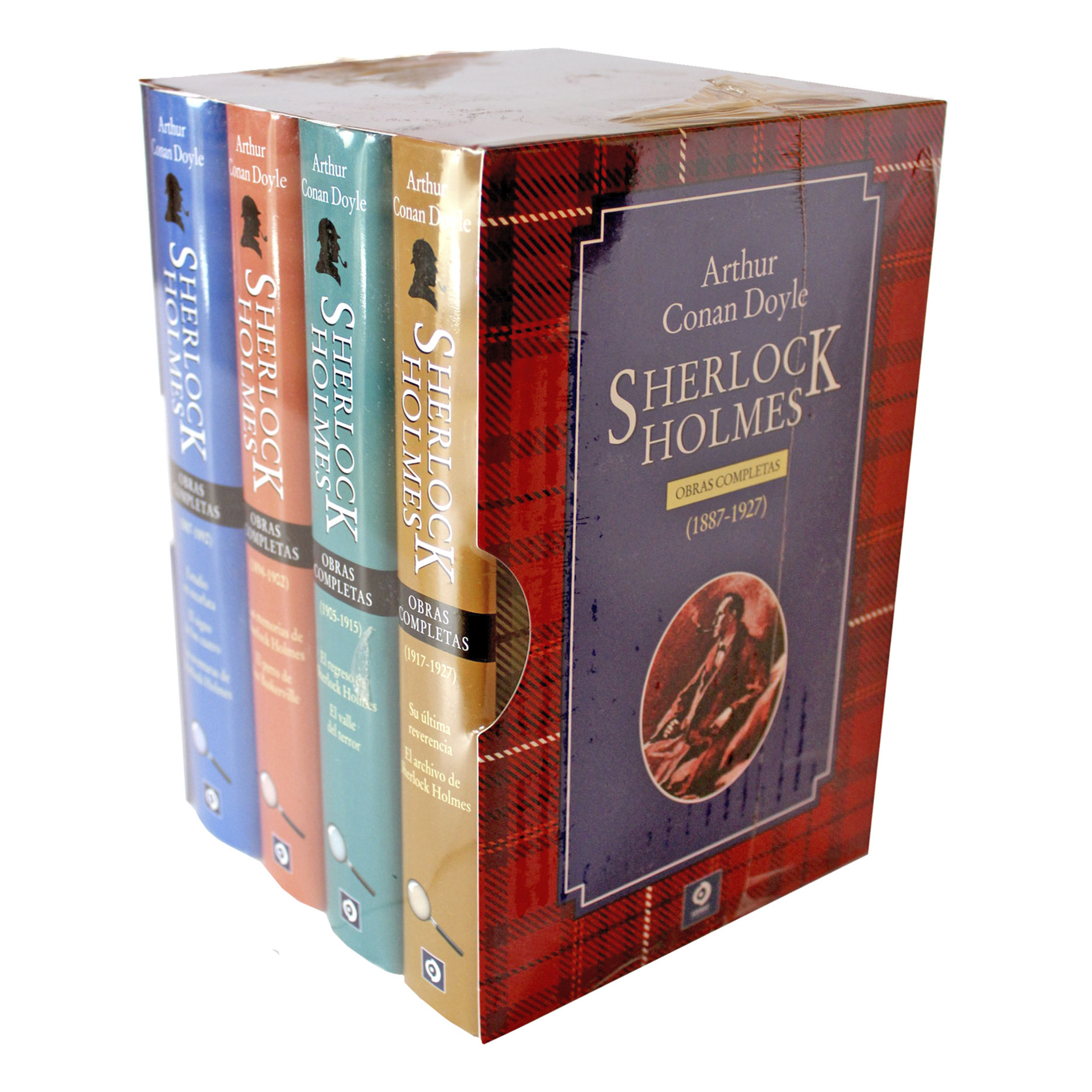 Sherlock Holmes, Arthur Conan Doyle, Obras Completas, 4 Libros