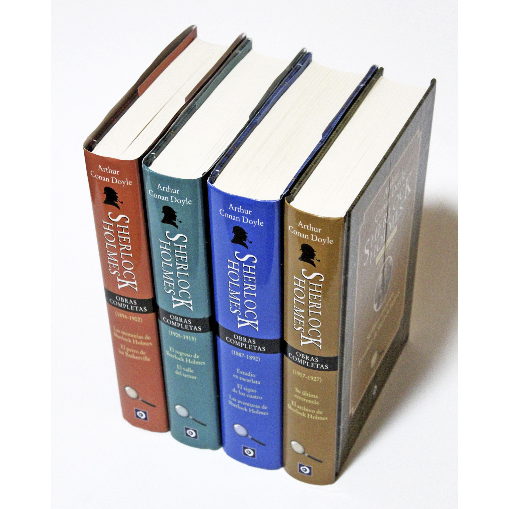 Sherlock Holmes, Arthur Conan Doyle, Obras Completas, 4 Libros