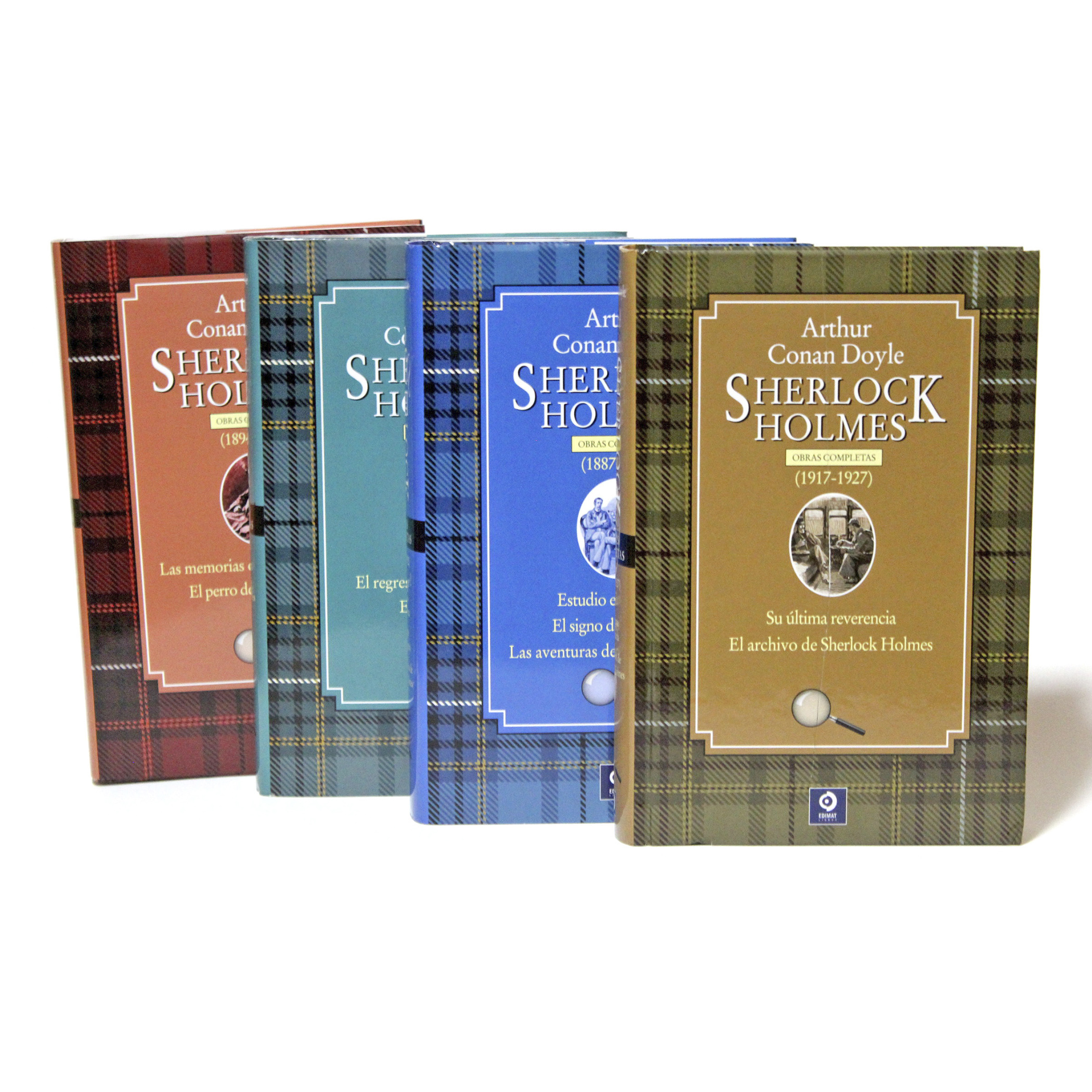 Sherlock Holmes, Arthur Conan Doyle, Obras Completas, 4 Libros