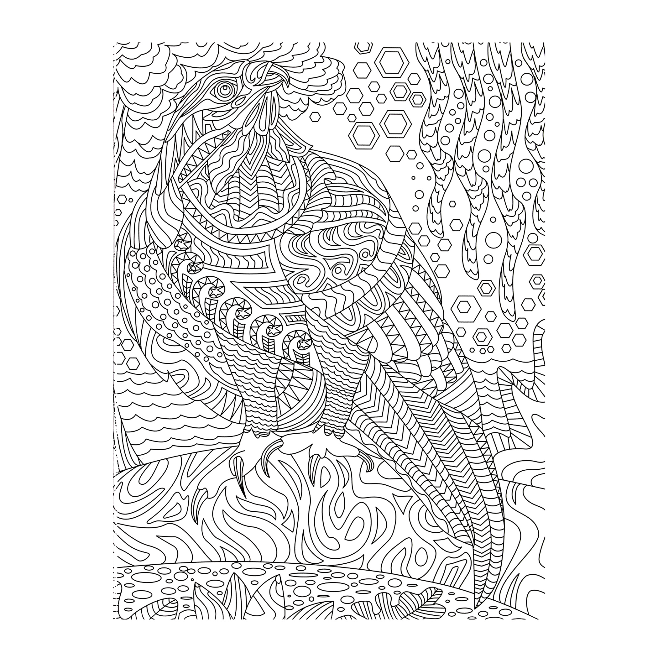 Libro para Colorear Animales + 12 colores + 24 Plumones + 64 Diseños