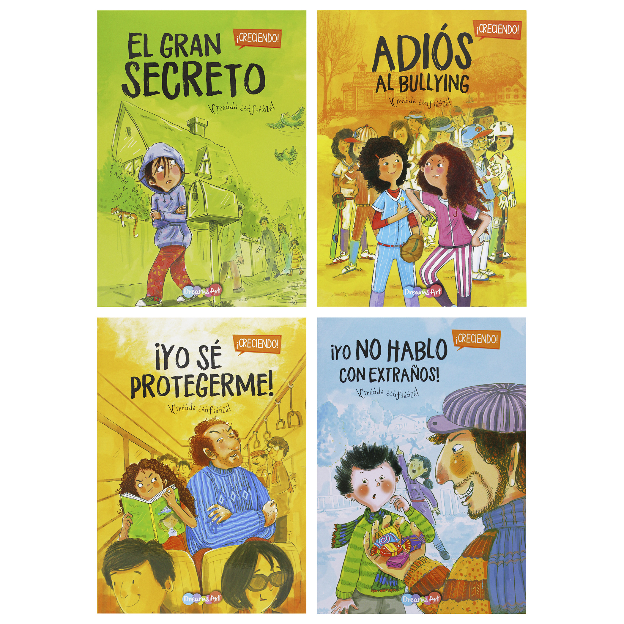 Colección 4 Libros, Creando Confianza, Cuentos Con Valores