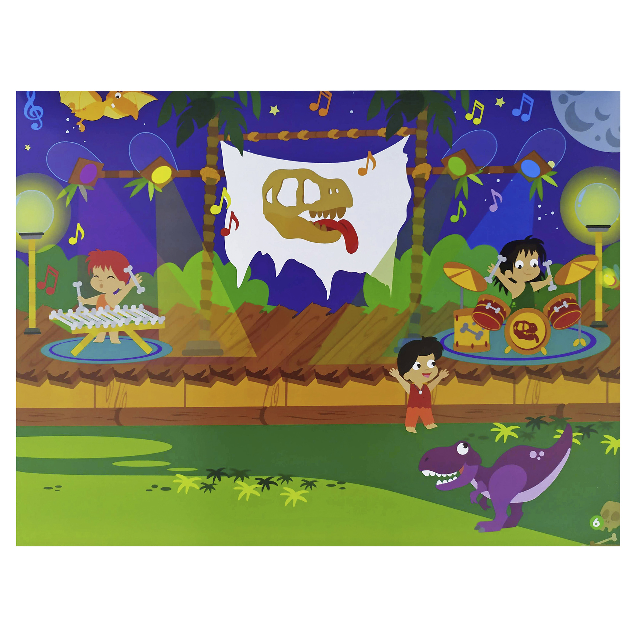 Dinosaurios, libro para colorear con más de 800 stickers, 12 pósters