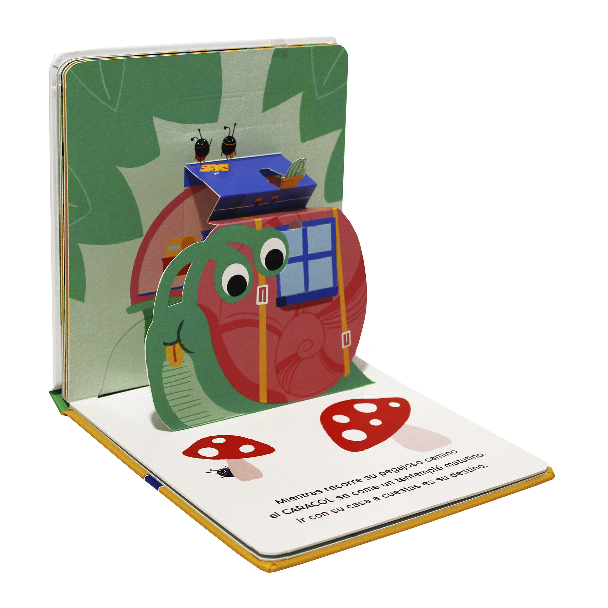 Amigos Diminutos, Insectos, Libro Pop Up, Tridimensional, Pasta Dura