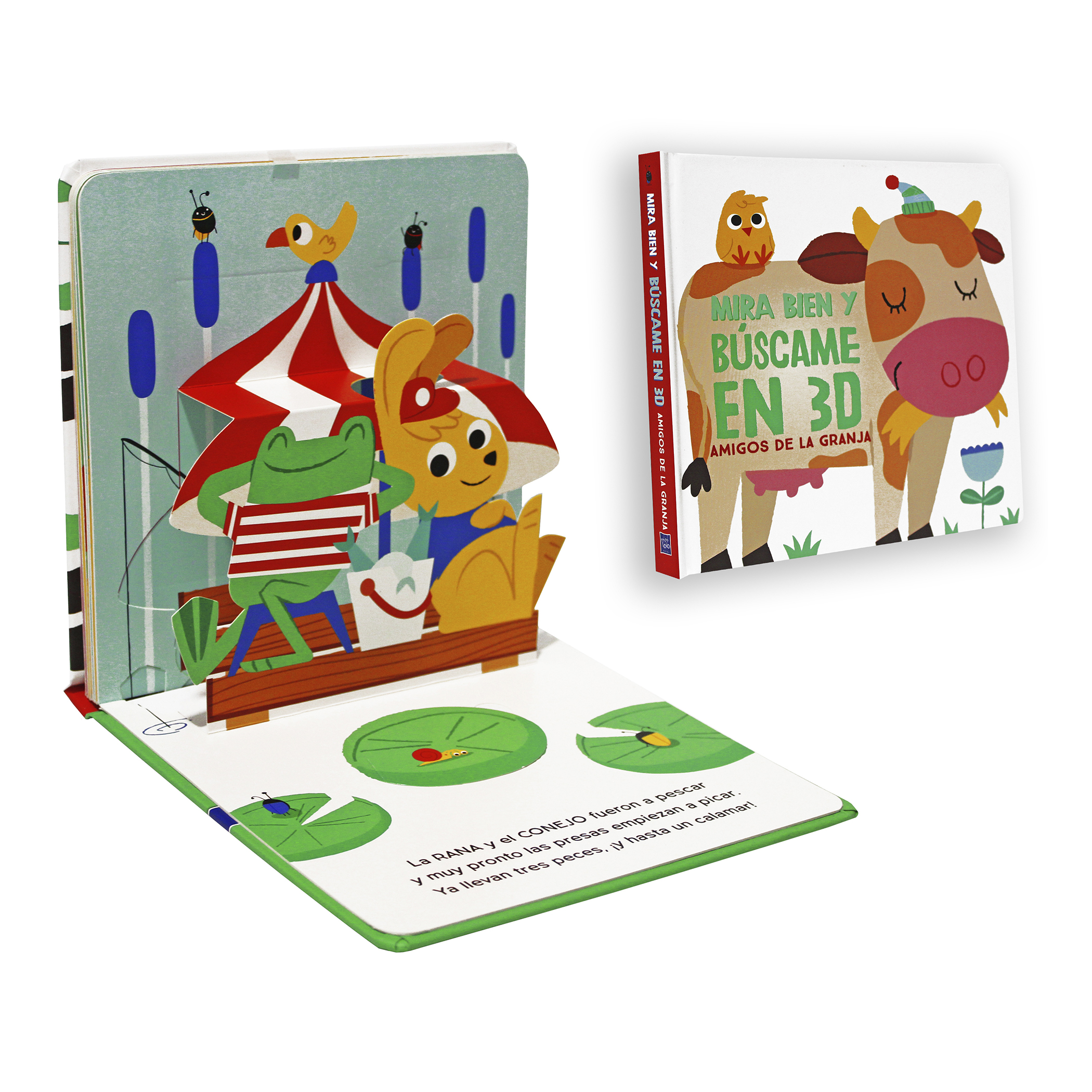 La Granja, Libro Pop Up, Tridimensional, Pasta Dura, Infantiles