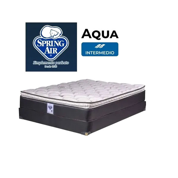Colchon Matrimonial Spring Air Aqua De De Colchoneta