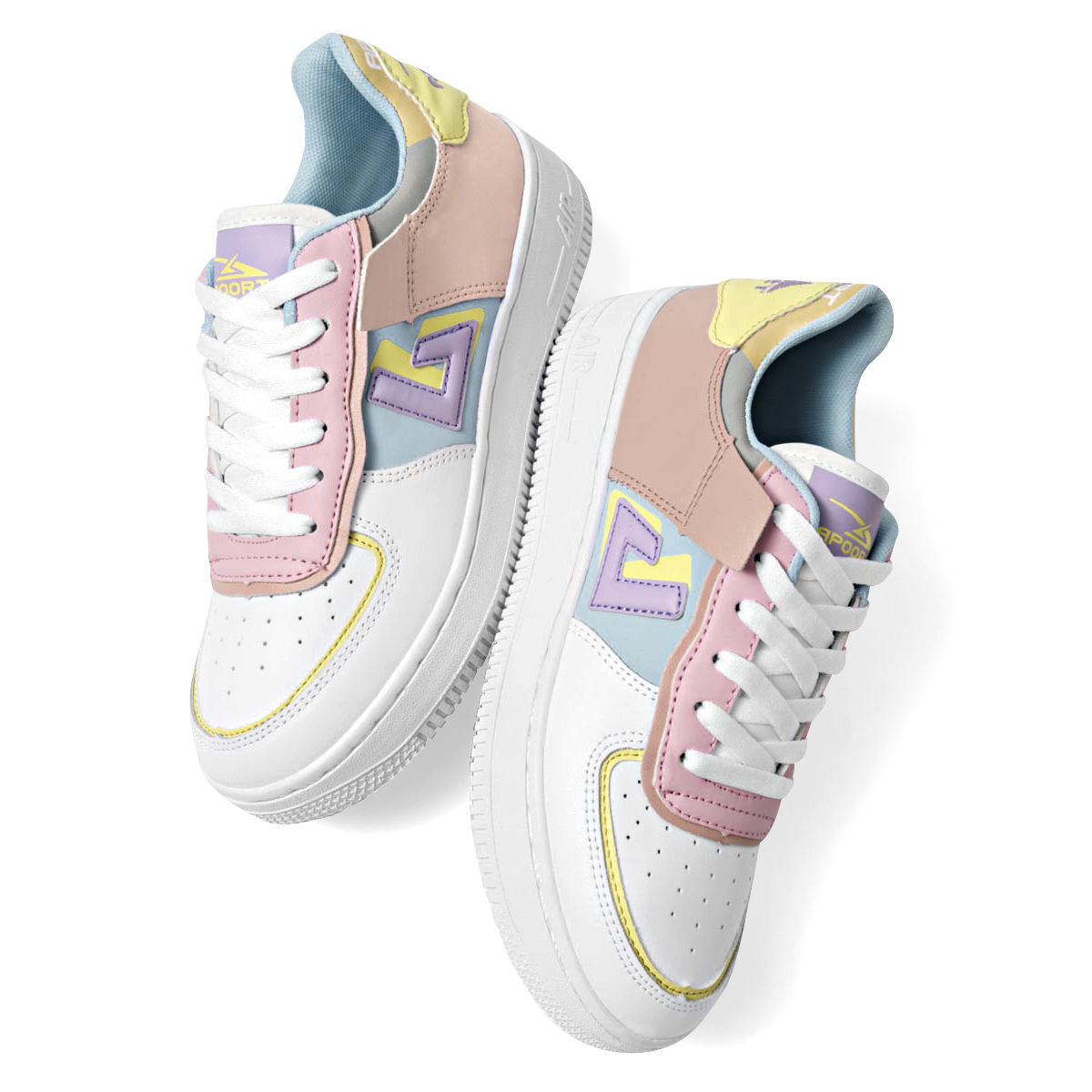 Apoort Tenis urbano para mujer multicolor, codigo 104171-1