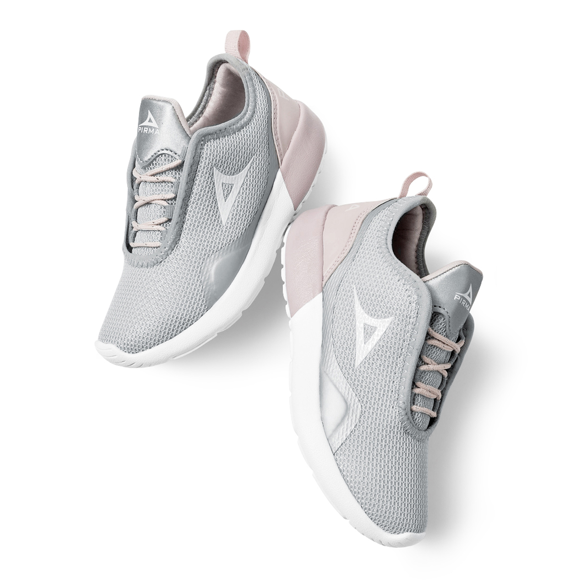 Pirma Tenis deportivo para niña gris rosa, codigo 104941-1