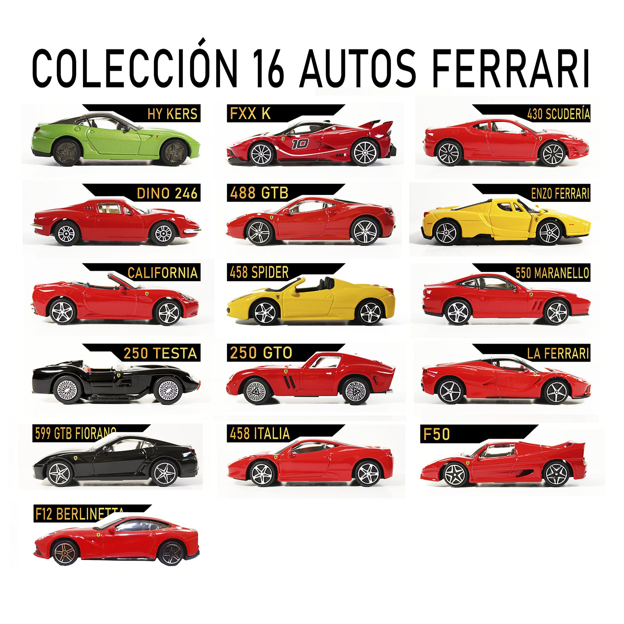 Ferrari 488 GTB, Auto de Colección Escala 1/43