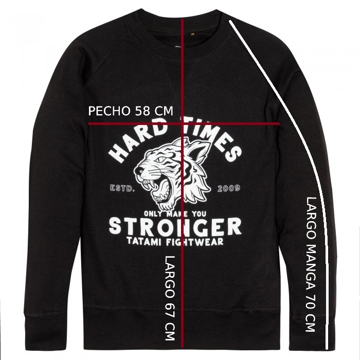 Sudadera Tatami Hard Times BJJ