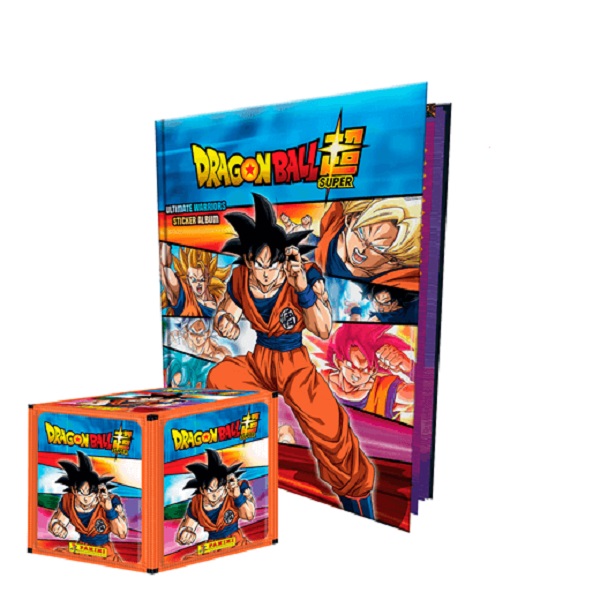 Álbum pasta dura + 50 sobres de Dragon ball super ultimate oficial de panini