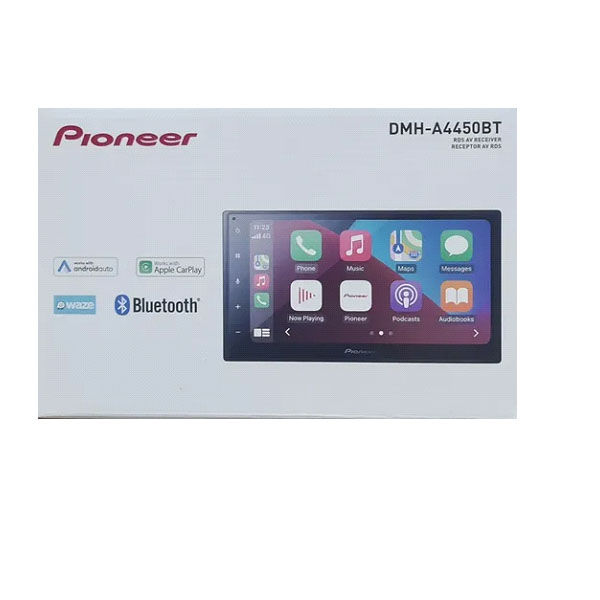 AUTO ESTÉREO DE PANTALLA PIONEER CON CAR PLAY DMH-A4450BT