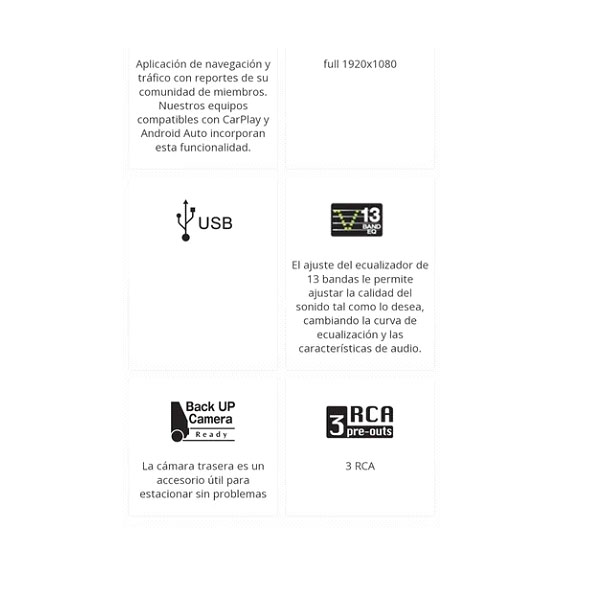 AUTO ESTÉREO DE PANTALLA PIONEER CON CAR PLAY DMH-A4450BT