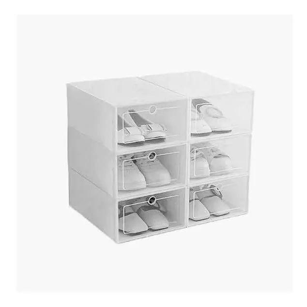 Caja Almacenamiento Zapatos Organizador Zapatera 6 Pares