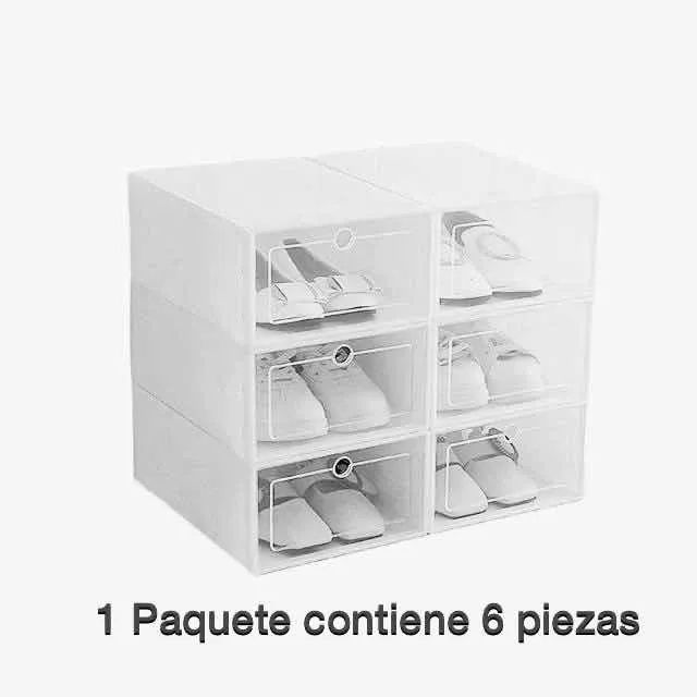 Caja Almacenamiento Zapatos Organizador Zapatera 6 Pares