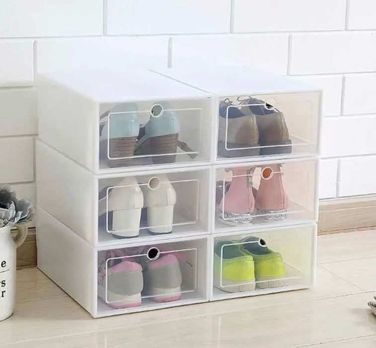 Caja Almacenamiento Zapatos Organizador Zapatera 6 Pares
