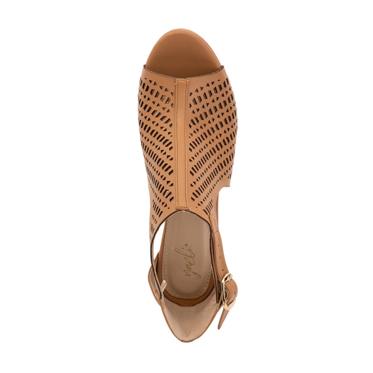 Sandalias de vestir Yaeli color miel, con tacón alto, mod. 1032769