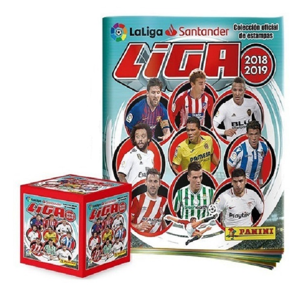 Álbum + 50 sobres de la Liga santander 2018-2019 oficial de Panini