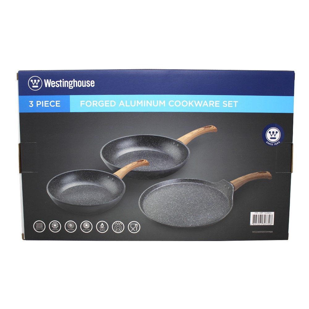 Sartenes De Aluminio 3 Piezas Westinghouse