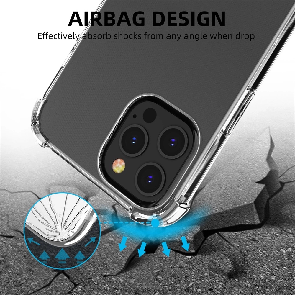 Funda Case para iPhone 12 12 Pro Protector Transparente