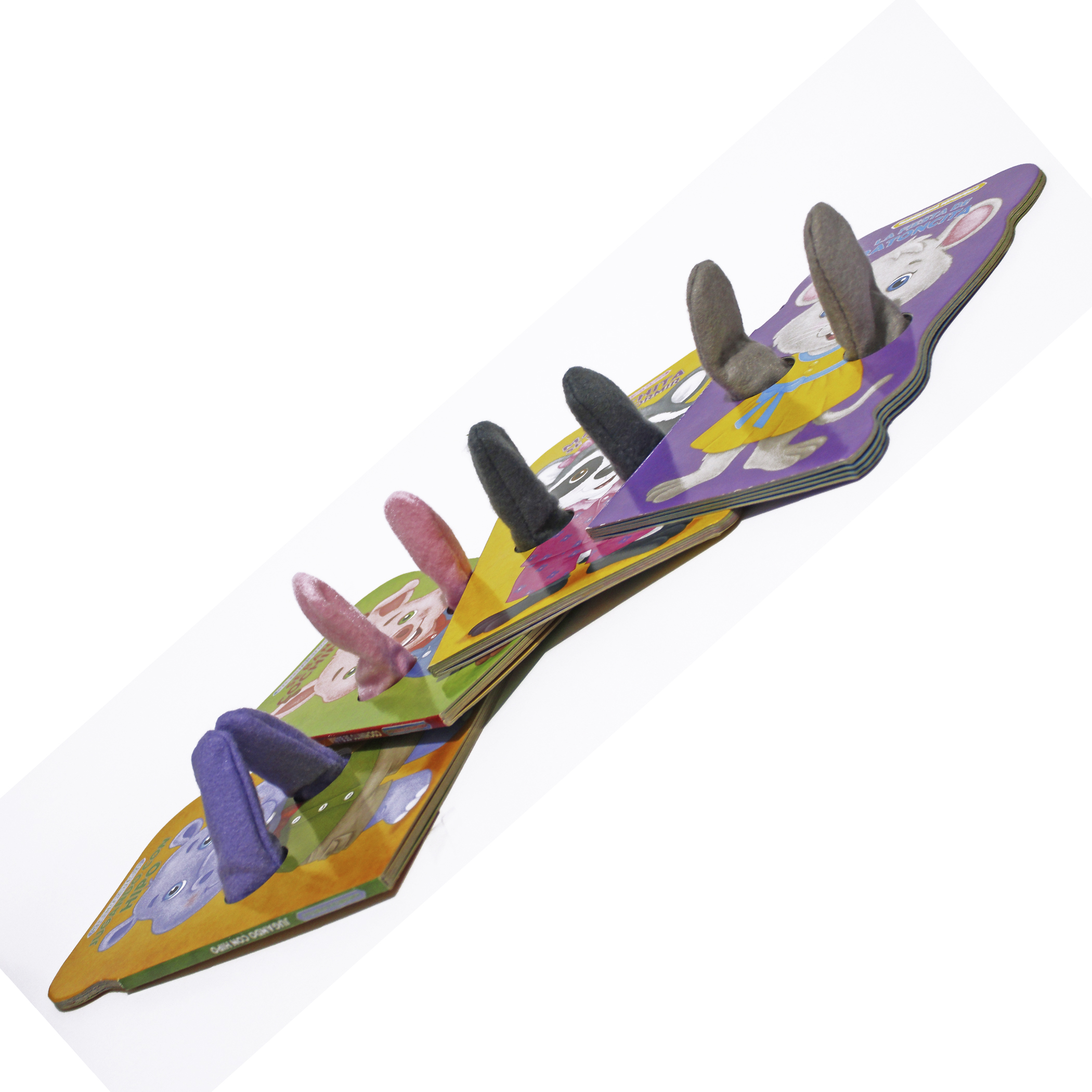 Cuentos con Títeres, Primeros Valores, 4 libros ilustrados, Animales