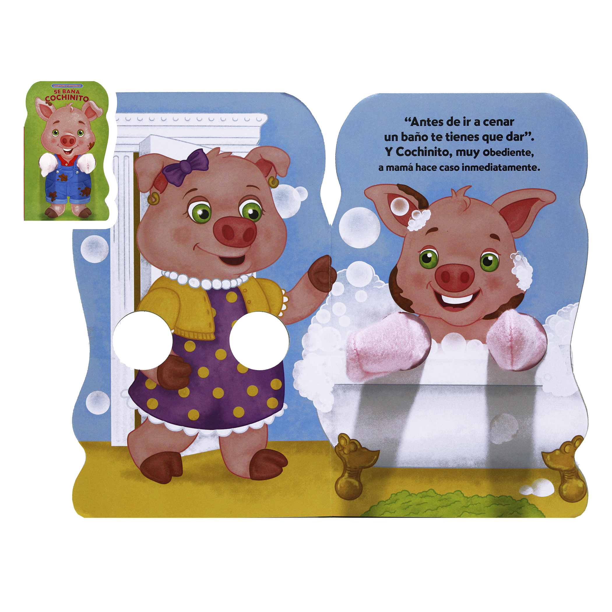 Cuentos con Títeres, Primeros Valores, 4 libros ilustrados, Animales