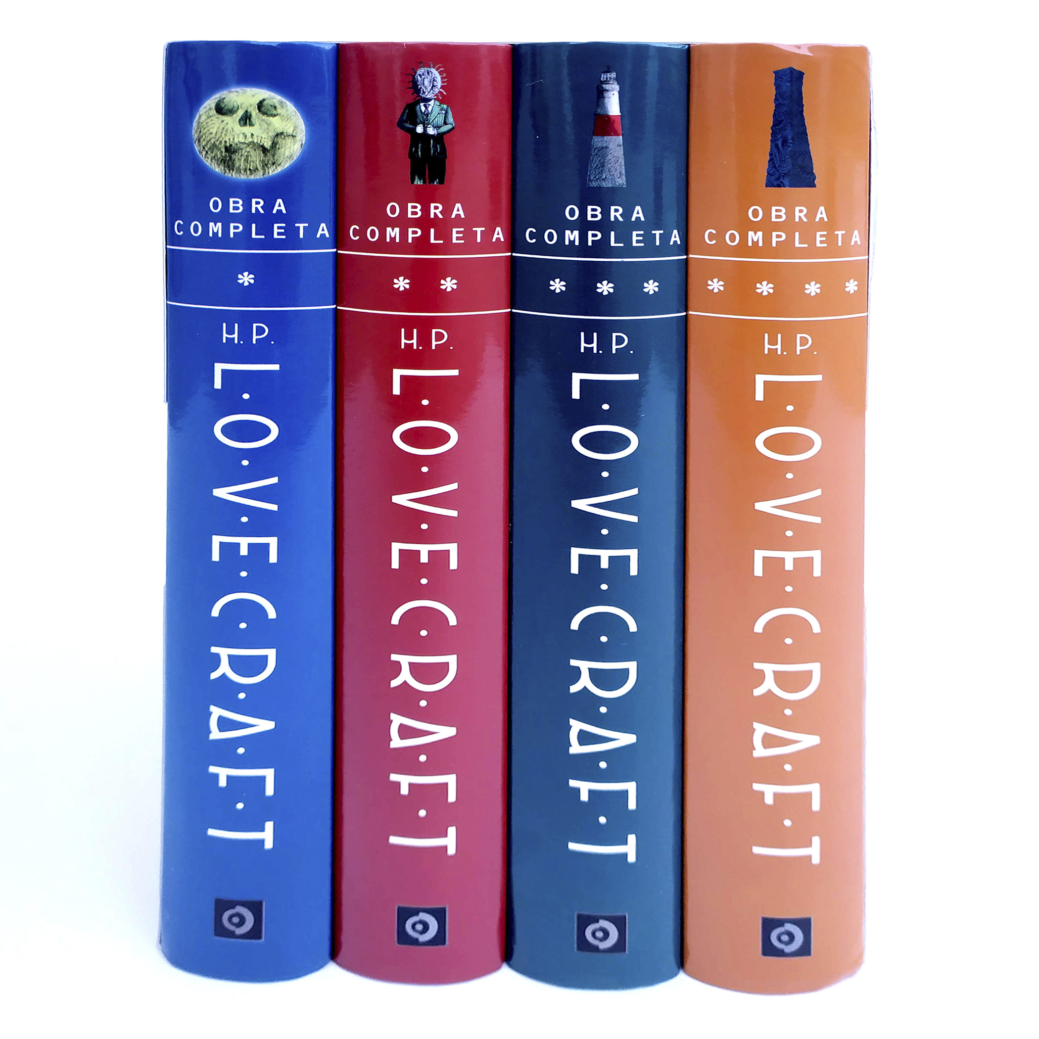 HP Lovecraft Obras Completas, 4 Libros Pasta Dura  