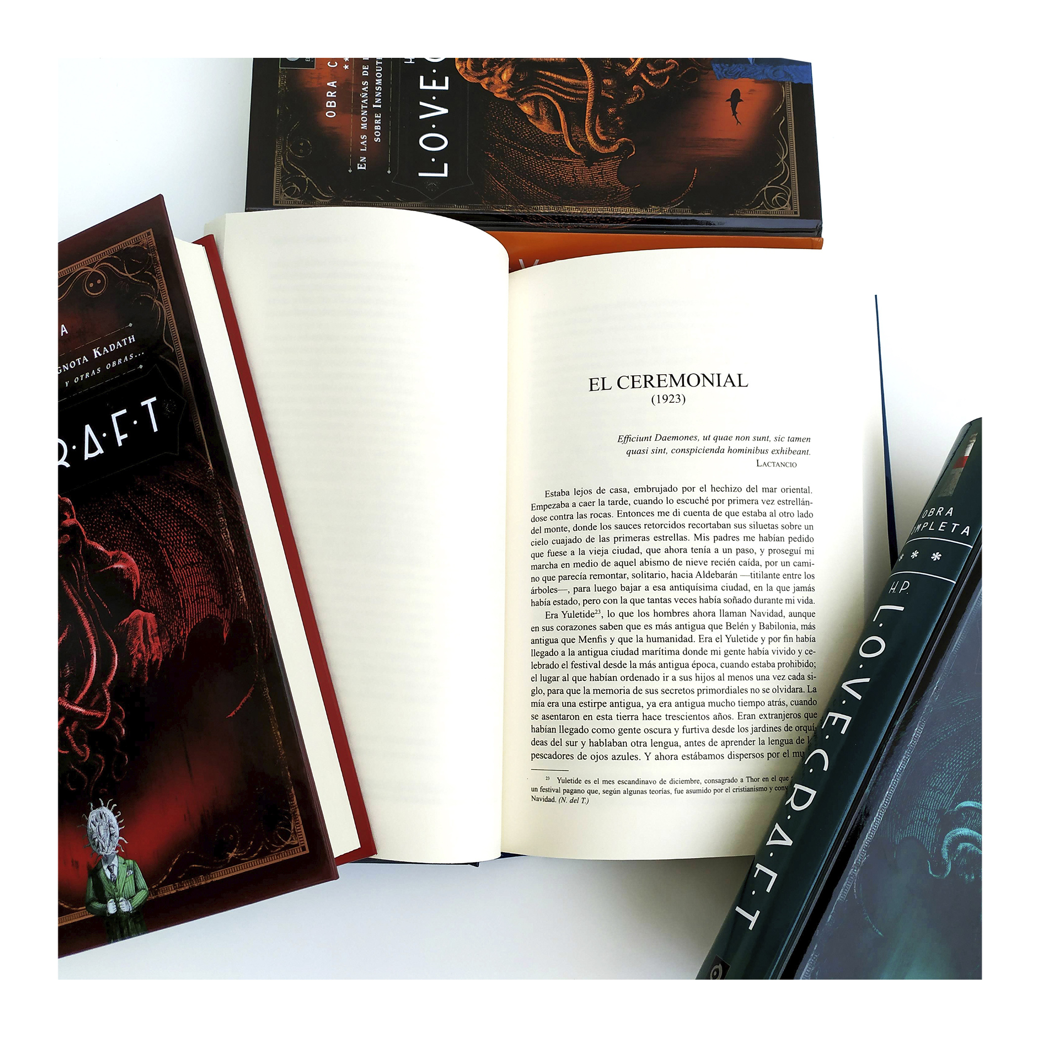 HP Lovecraft Obras Completas, 4 Libros Pasta Dura  