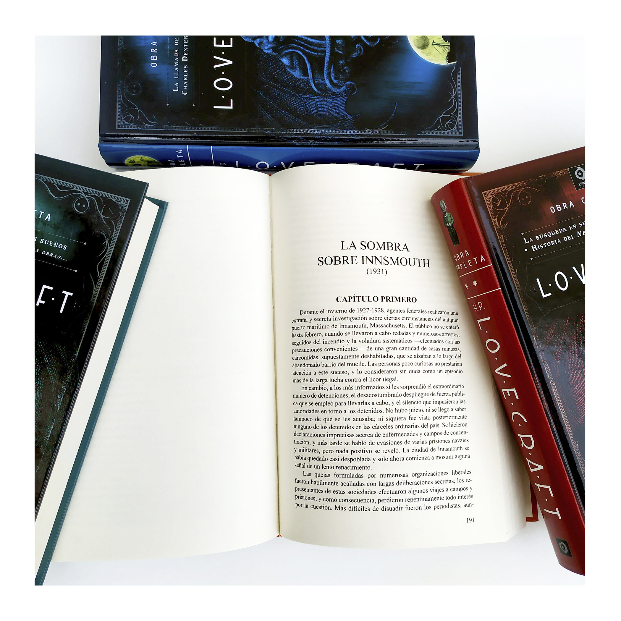 HP Lovecraft Obras Completas, 4 Libros Pasta Dura  