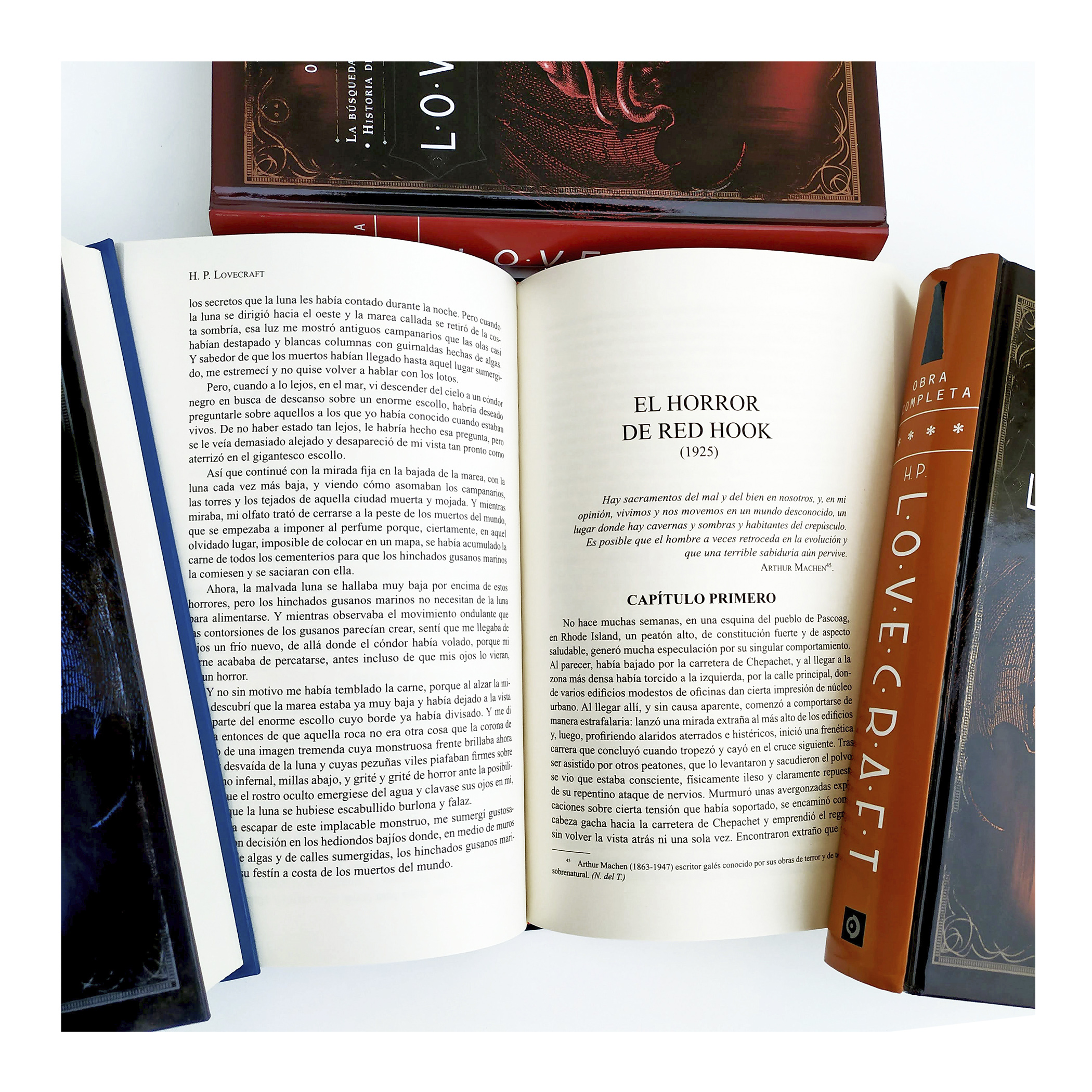 HP Lovecraft Obras Completas, 4 Libros Pasta Dura  