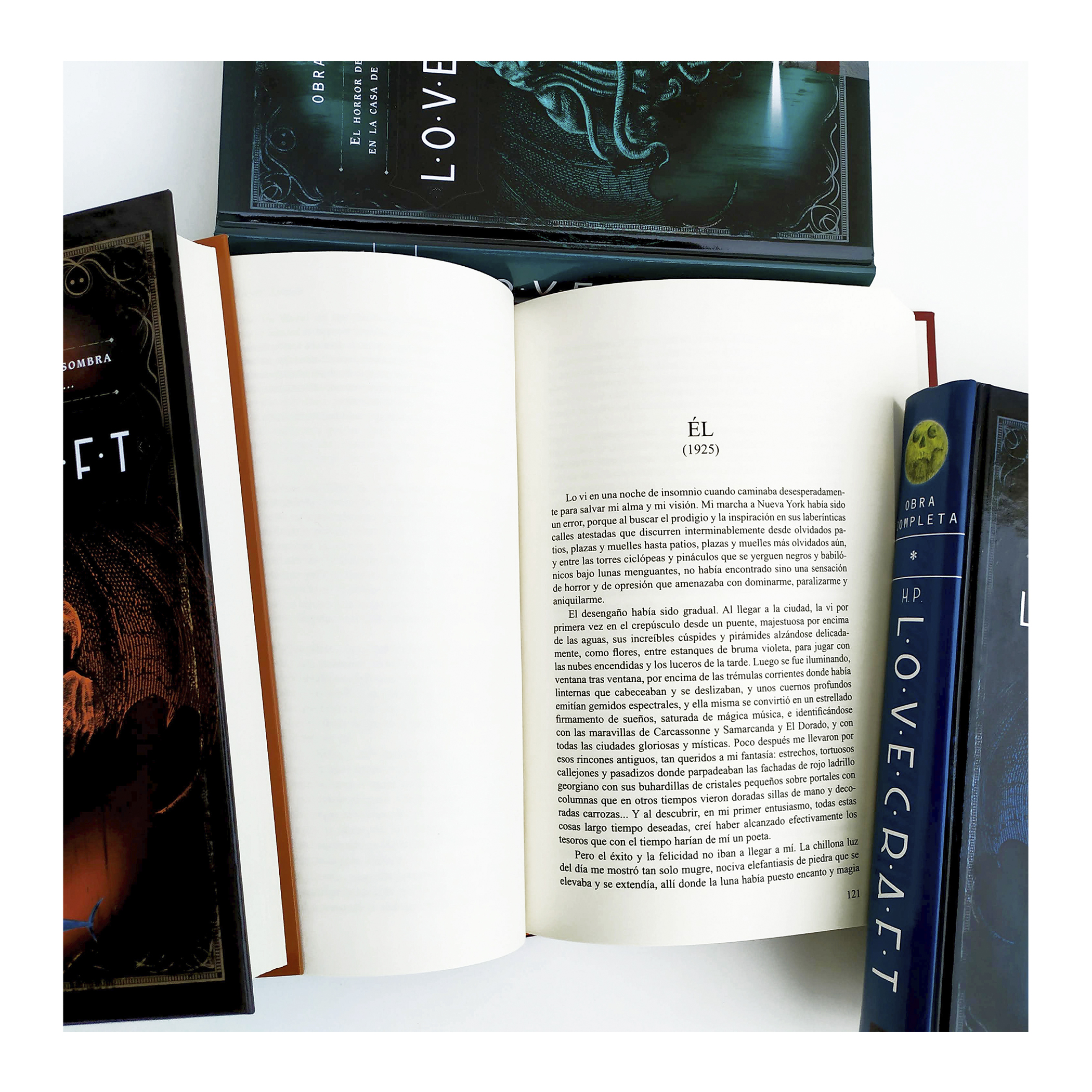 HP Lovecraft Obras Completas, 4 Libros Pasta Dura  