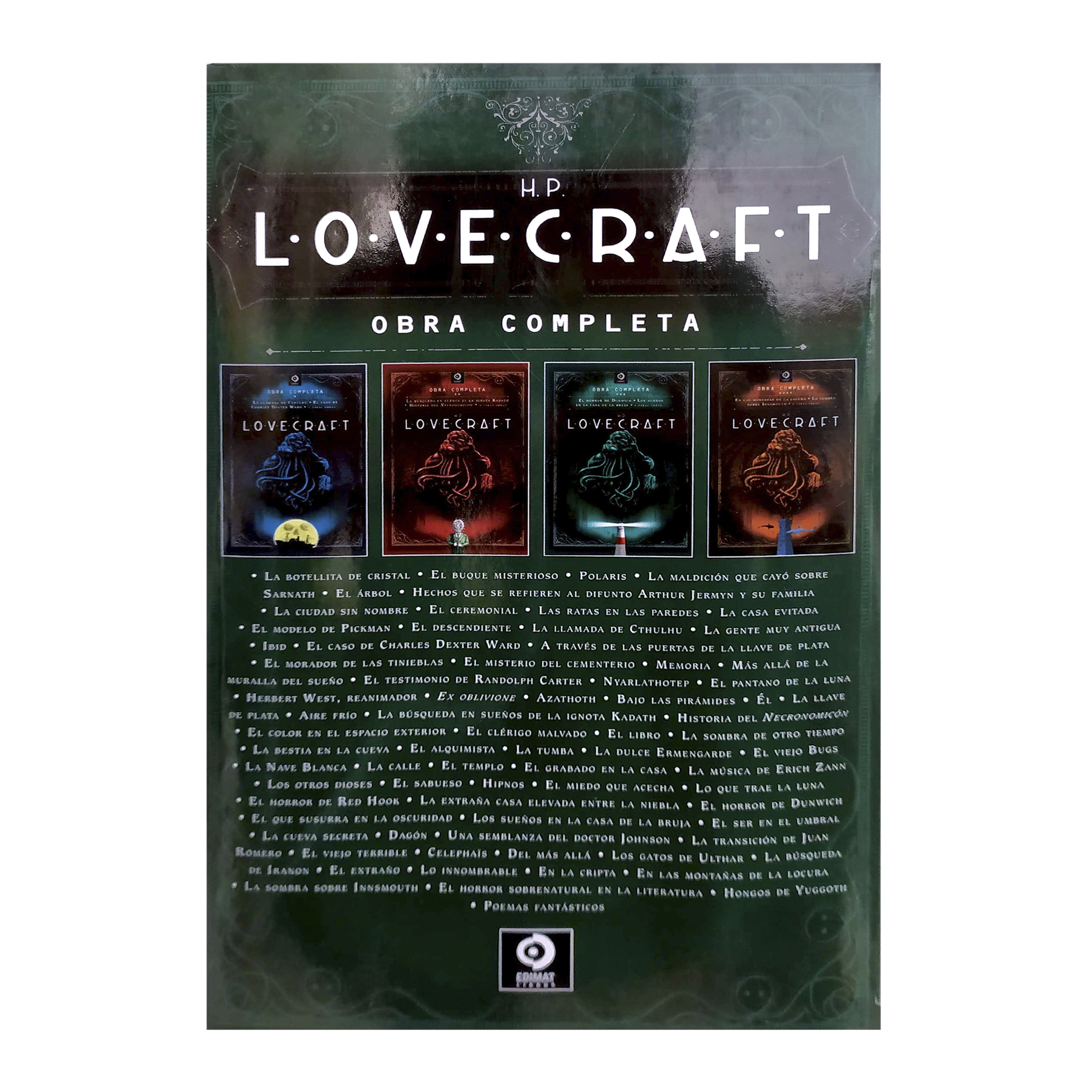 HP Lovecraft Obras Completas, 4 Libros Pasta Dura  