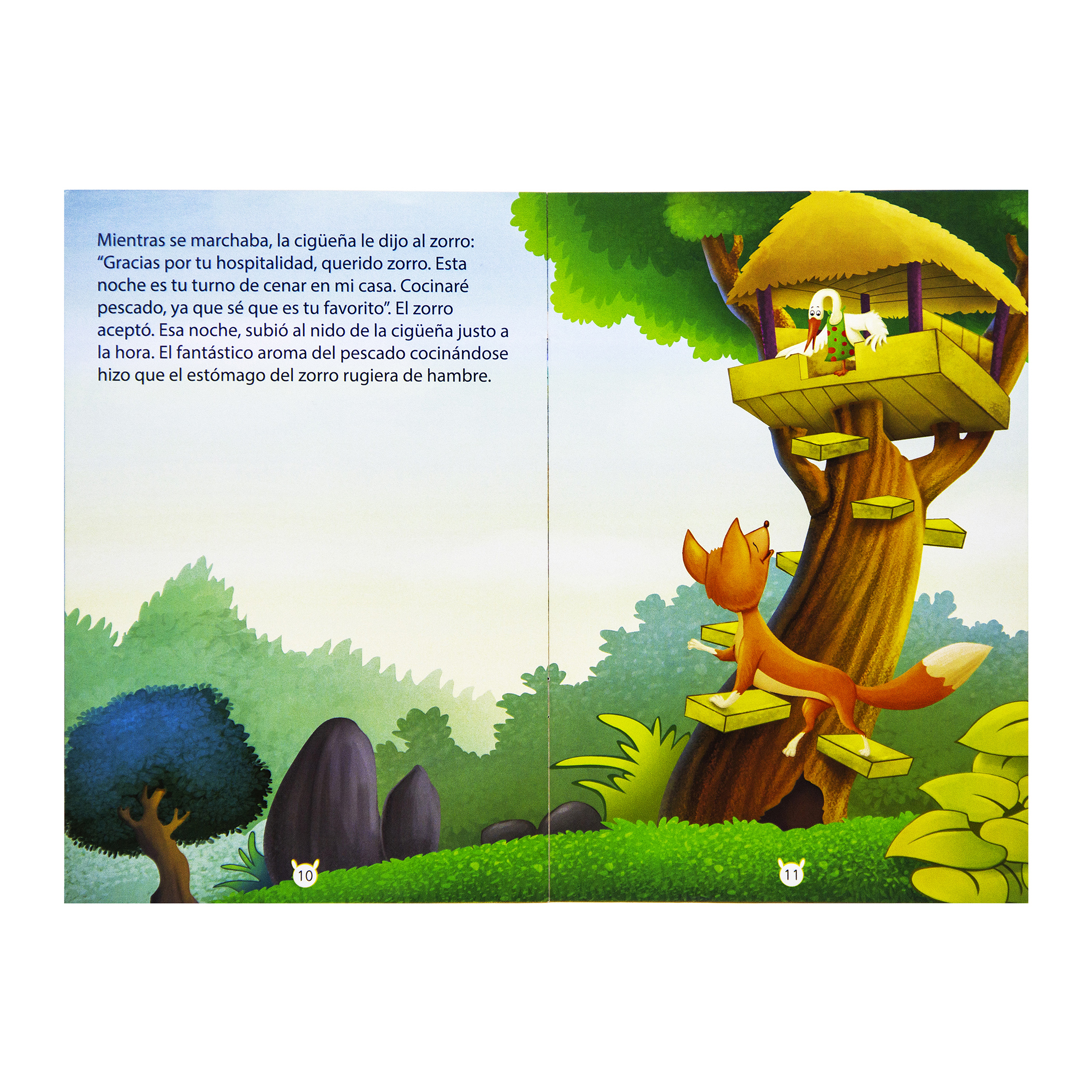 Colección de 10 Libros Fábulas de Esopo, Cuentos Infantiles