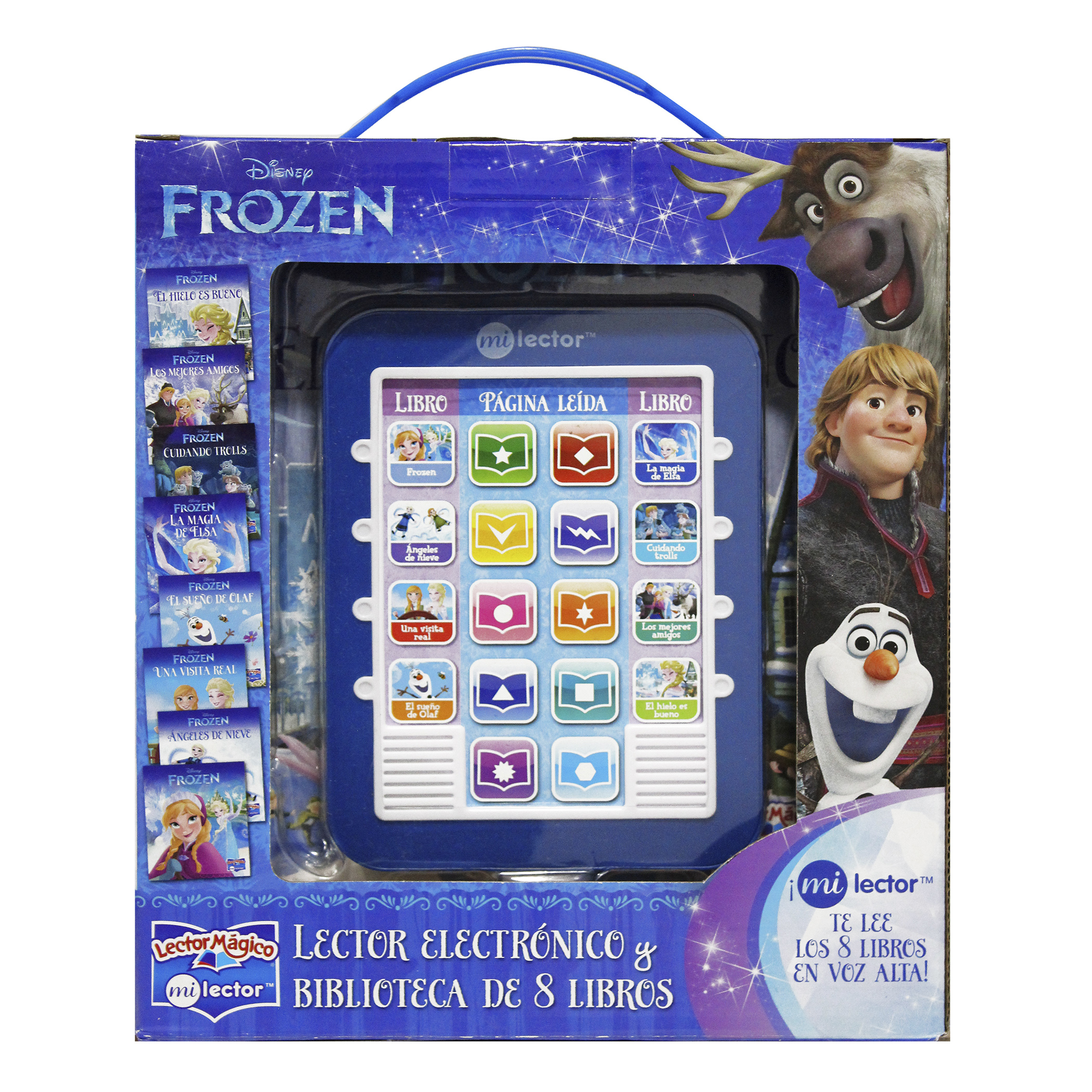Frozen, Mi Primer Biblioteca con 8 Libros, Incluye Tableta con Sonidos