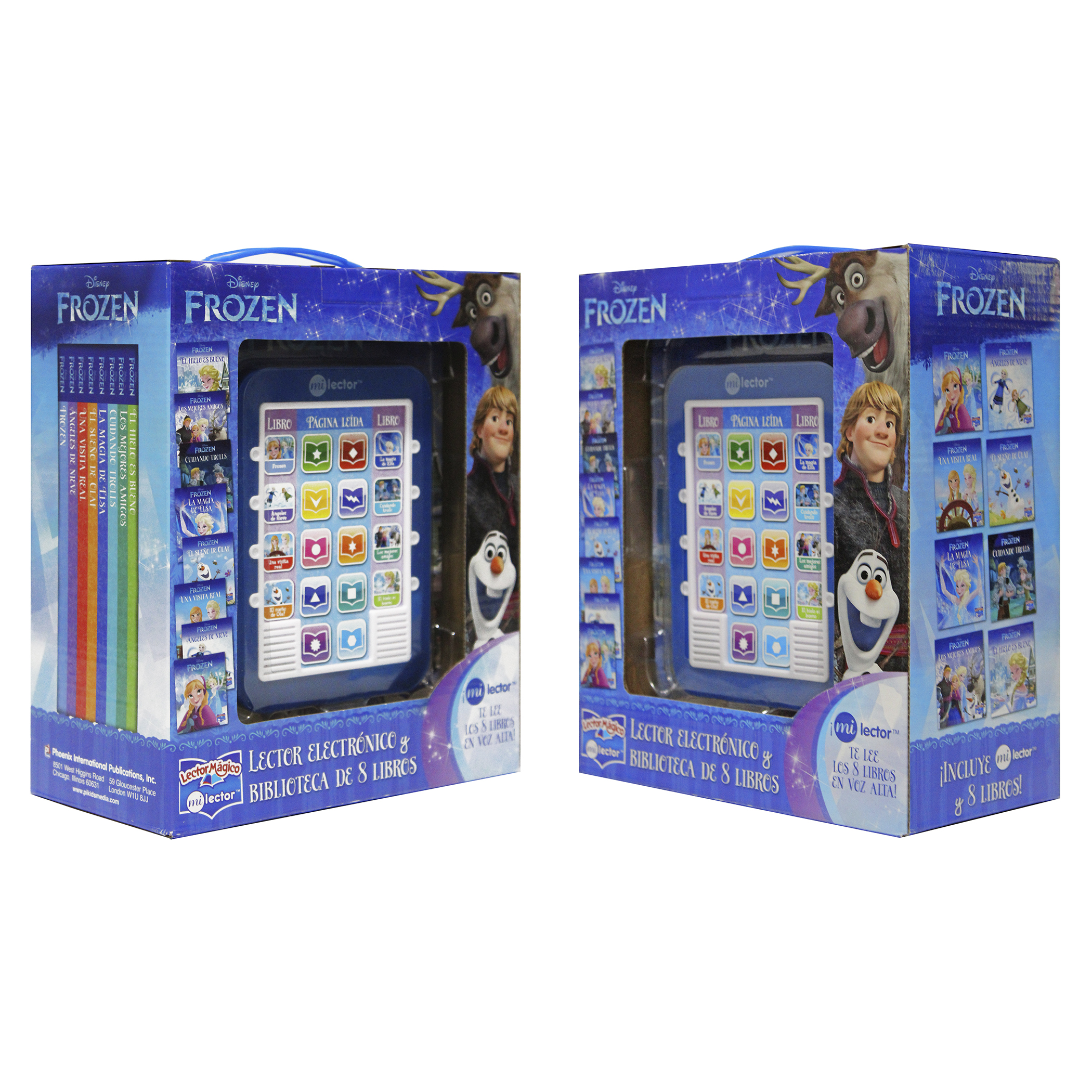 Frozen, Mi Primer Biblioteca con 8 Libros, Incluye Tableta con Sonidos