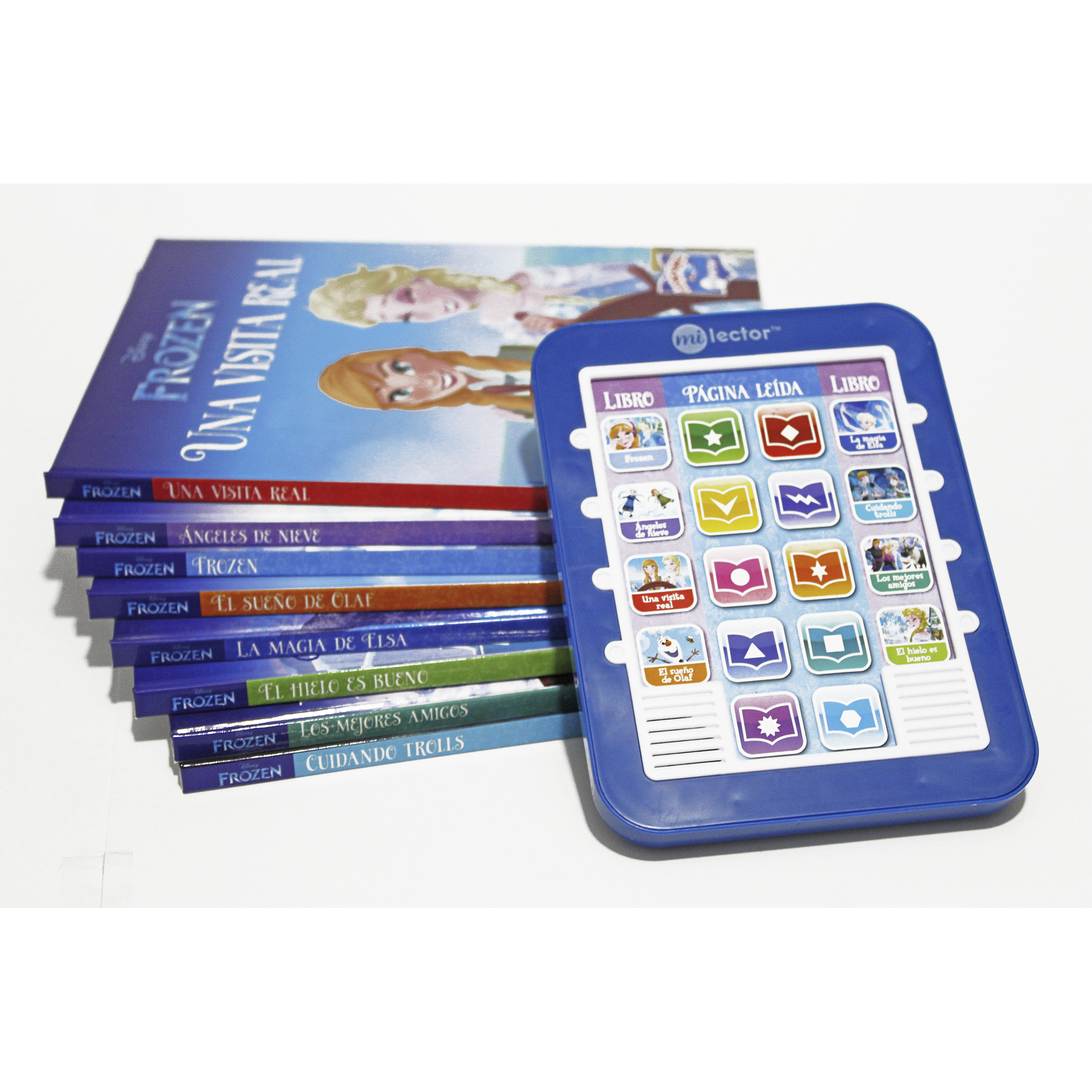 Frozen, Mi Primer Biblioteca con 8 Libros, Incluye Tableta con Sonidos