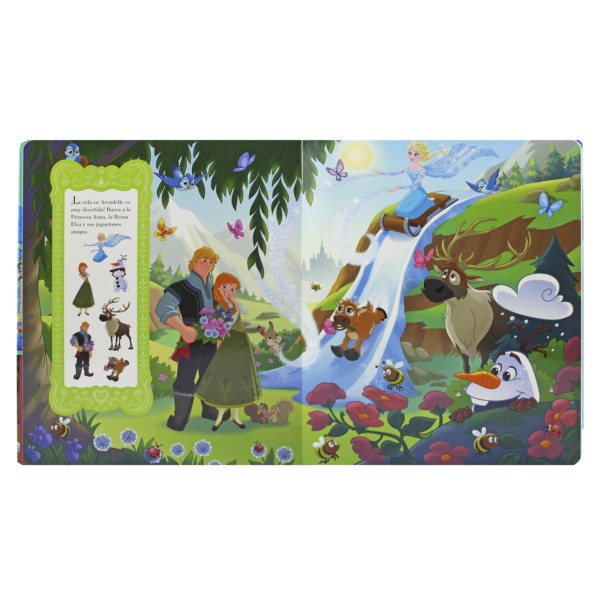 Frozen, Estuche con Rompecabezas Gigante, Busca y Encuentra