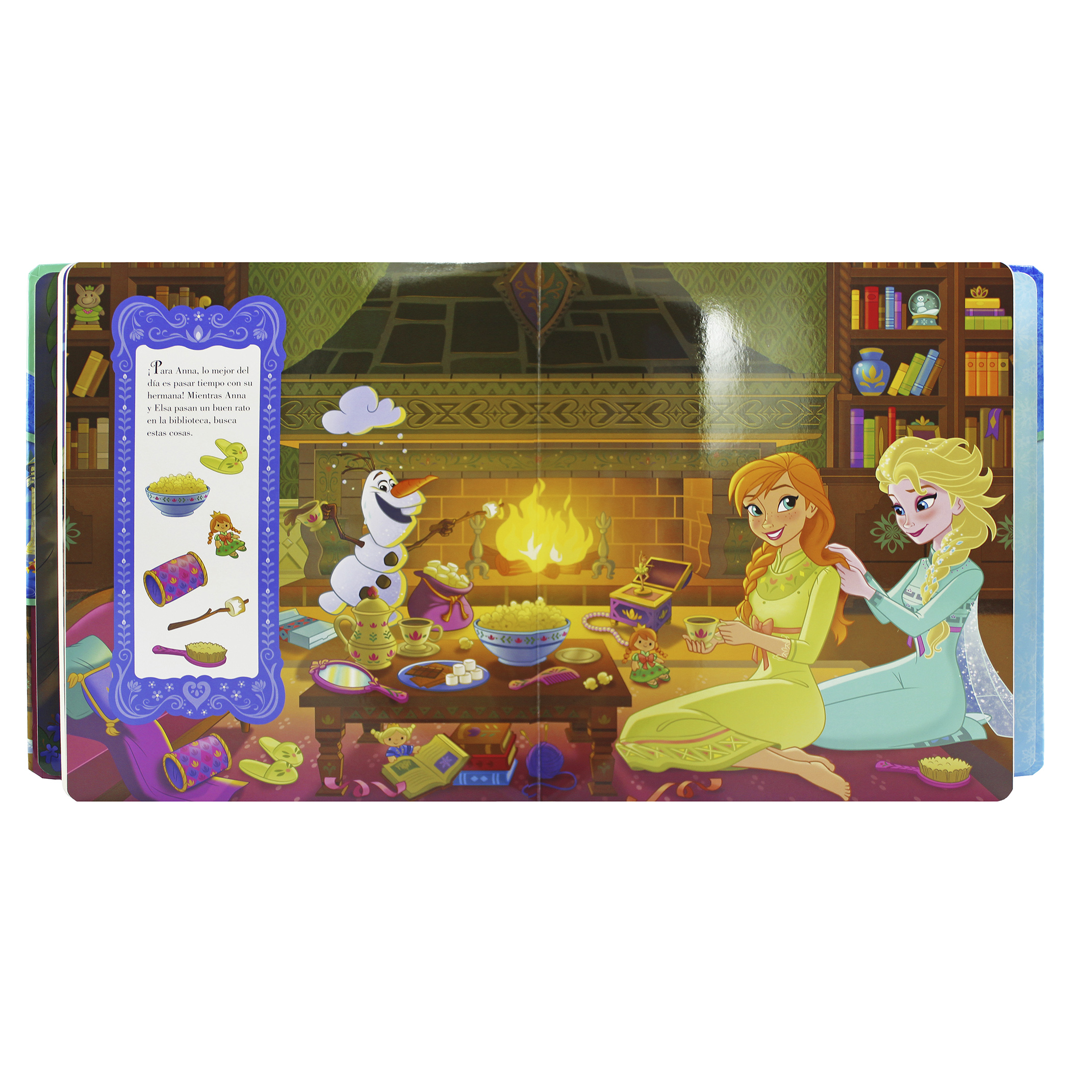 Frozen, Estuche con Rompecabezas Gigante, Busca y Encuentra