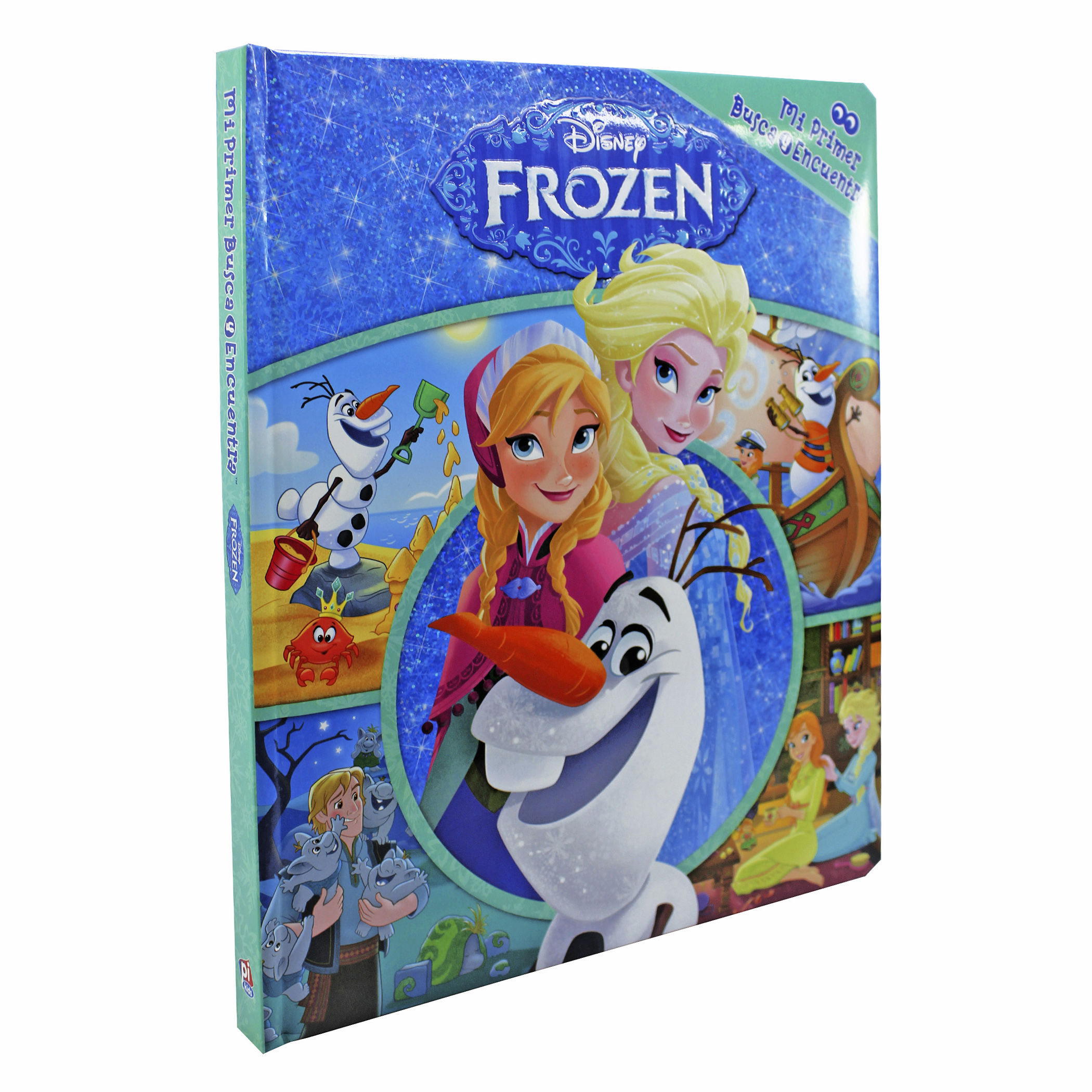 Frozen, Estuche con Rompecabezas Gigante, Busca y Encuentra