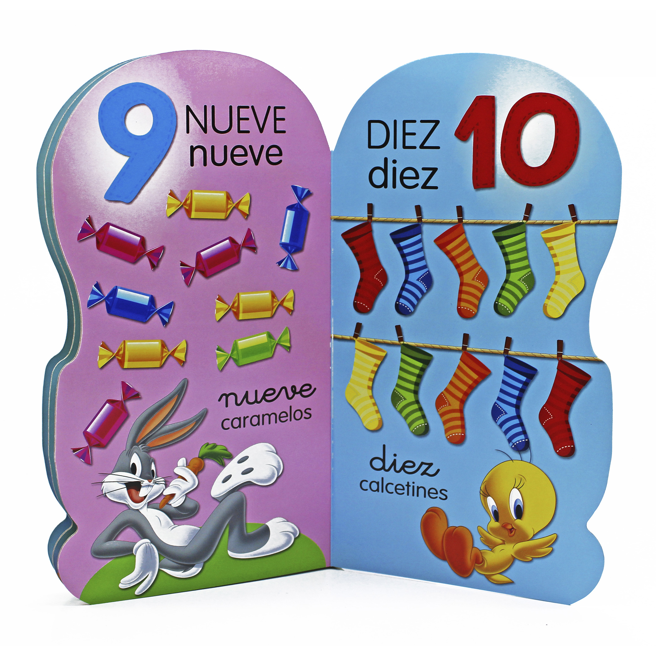 Aprendo los Números y Colores con Piolín y Bugs Bunny