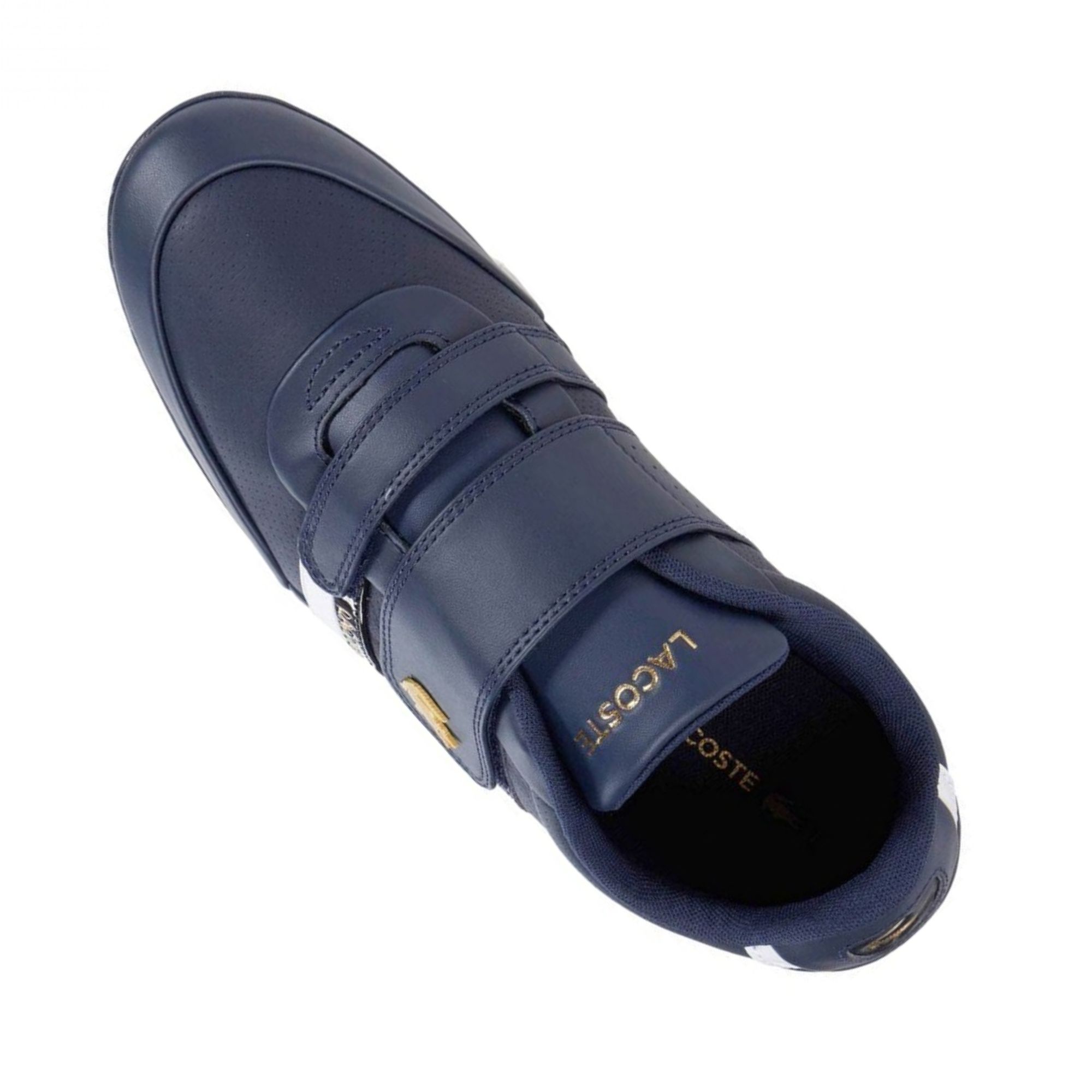 Tenis Lacoste Misano Strap Azul Marino Hombre Originales 0047NB0