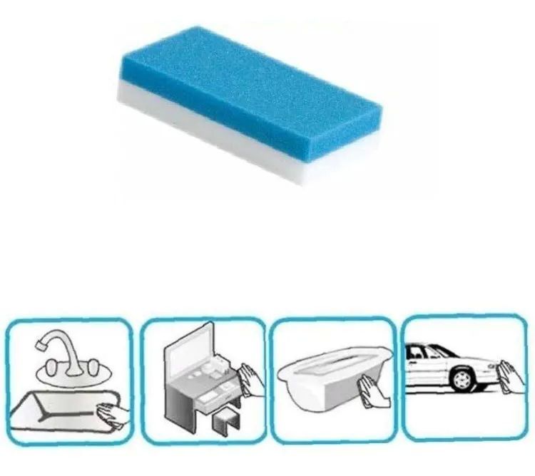Set 2 Esponja Mágica Melamina Borrador Mágico Limpieza Hogar