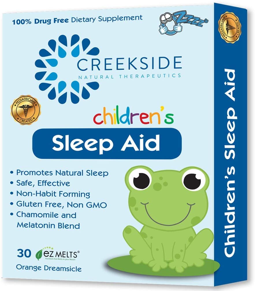 Melatonina Para Niños - Melatonina Ayuda a Dormir Mejor Niños Creekside Natural 30 Tabletas 